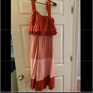 Petal and pup block dress